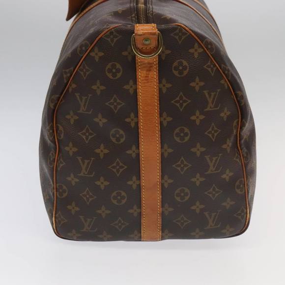 LOUIS VUITTON Monogram Keepall Bandouliere 55 Boston Bag M41414 LV Auth 95973 - Picture 3 of 16